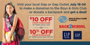 Gap Backpack Campaign